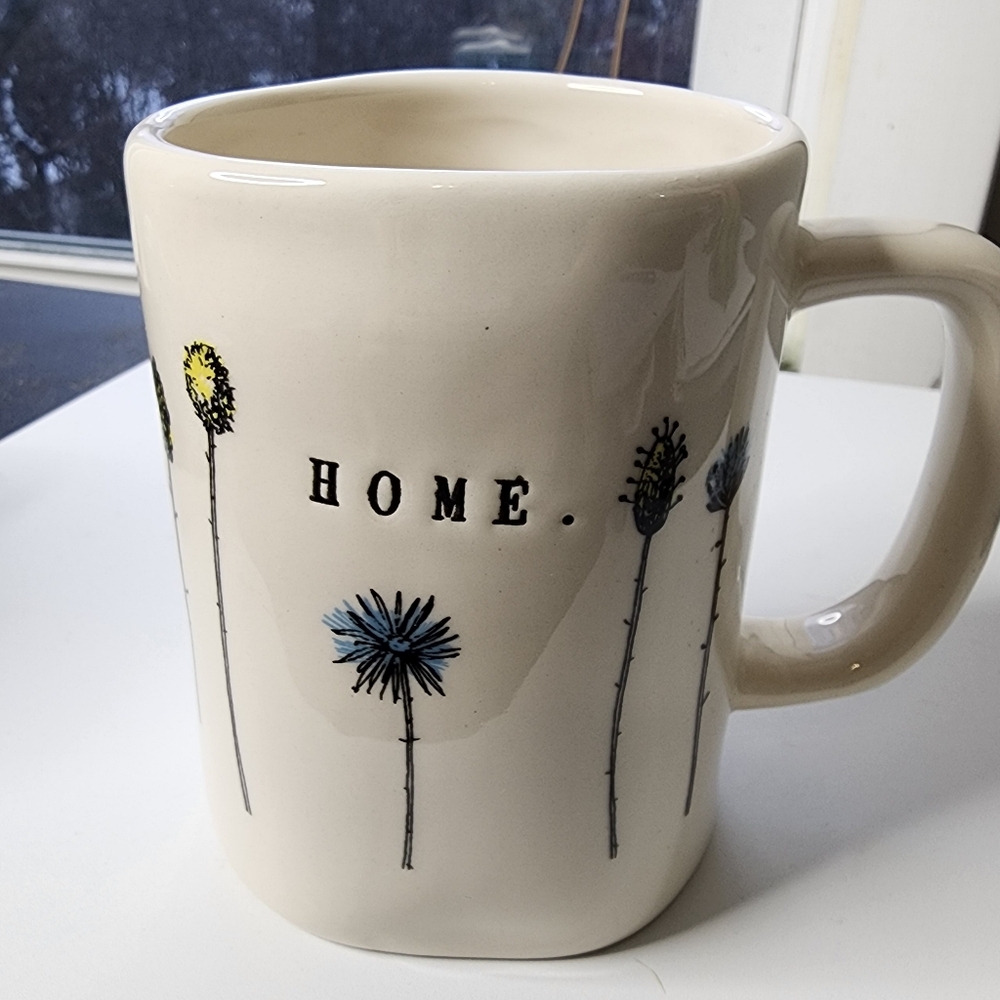 Magenta 'HOME' Mug